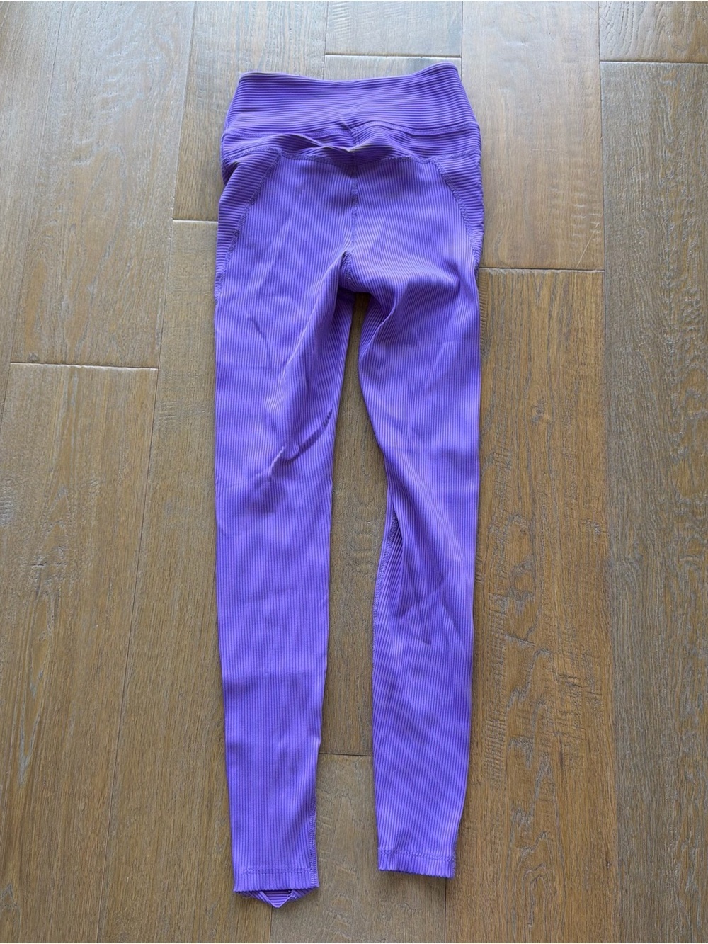 Year of Ours Orchid Purple Ribbed Leggings — small - Picture 7 of 7